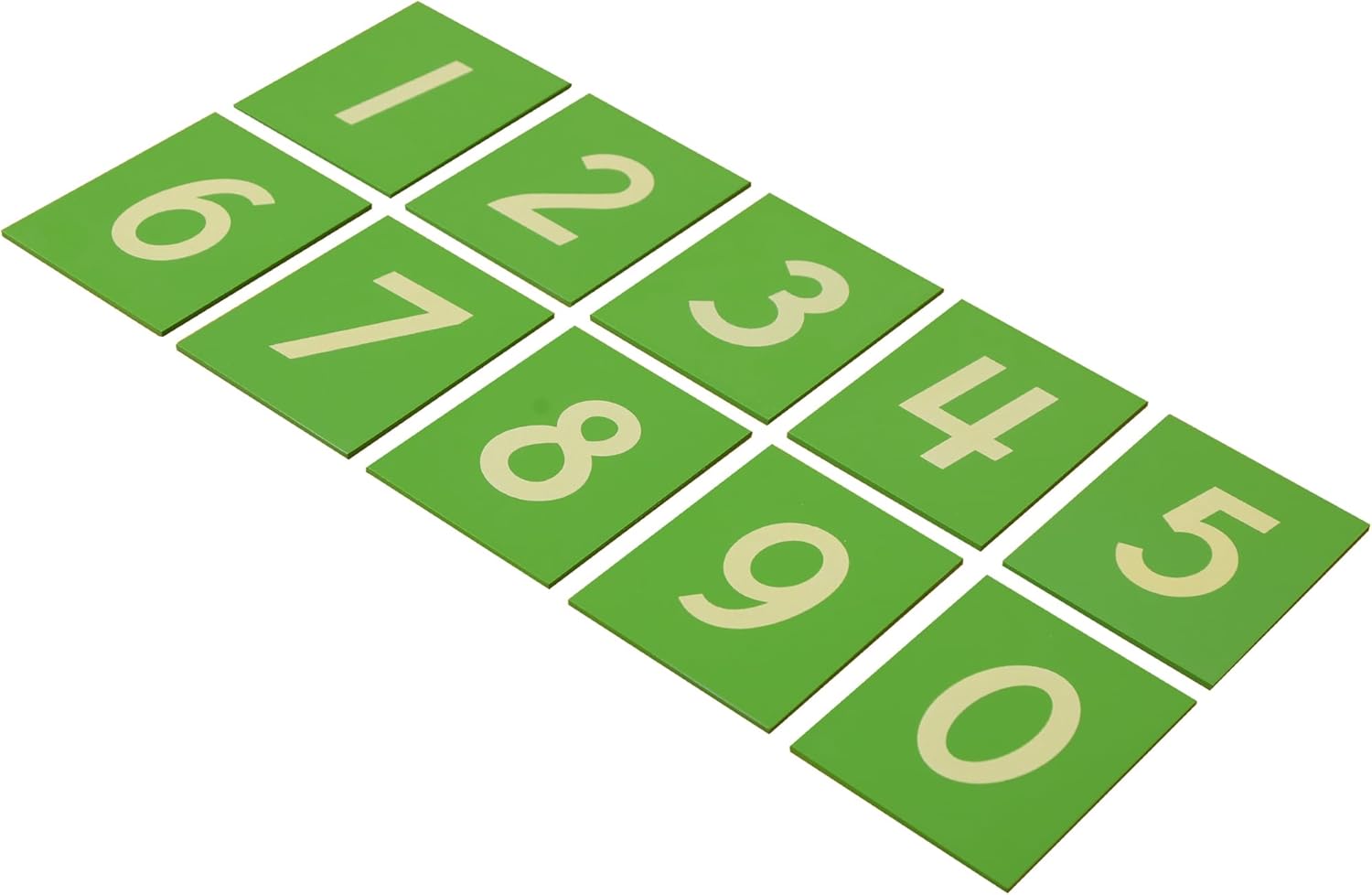 Sandpaper Numerals (USA Print) for 3-6 Years Montessori