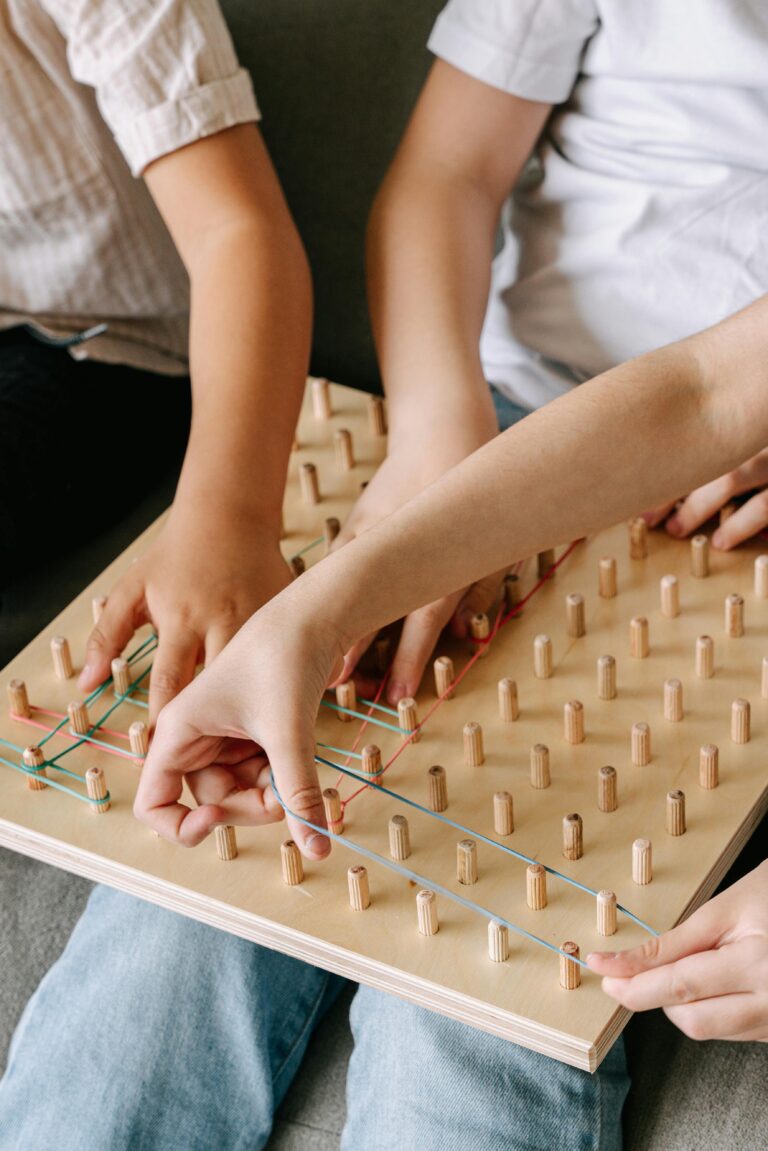 kids lacing board activities
