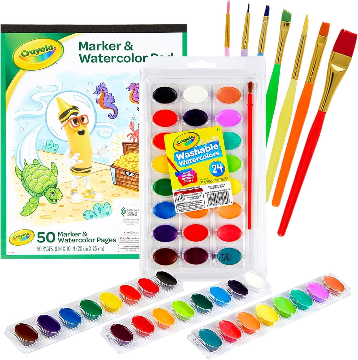 kids water color activity for vacations